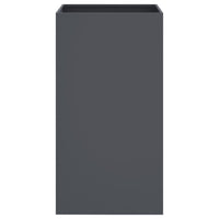 Fioriera aiuola rialzata vassoio piante fiori terrazza giardino 42 x 38 x 75 cm acciaio antracite 02_0037596