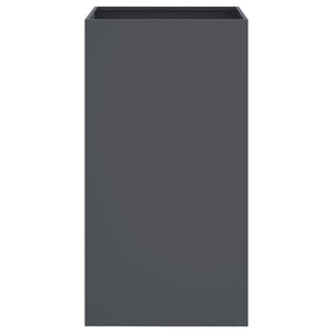 Fioriera aiuola rialzata vassoio piante fiori terrazza giardino 42 x 38 x 75 cm acciaio antracite 02_0037596