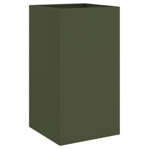 Fioriera Verde Oliva 42x38x75 cm in Acciaio 841580