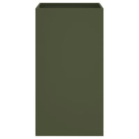 Fioriera Verde Oliva 42x38x75 cm in Acciaio