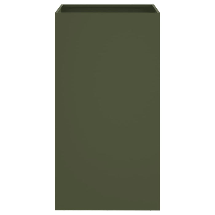 Fioriera Verde Oliva 42x38x75 cm in Acciaio