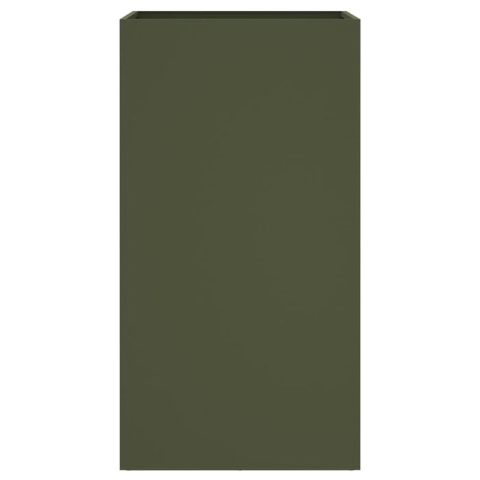 Fioriera Verde Oliva 42x38x75 cm in Acciaio 841580