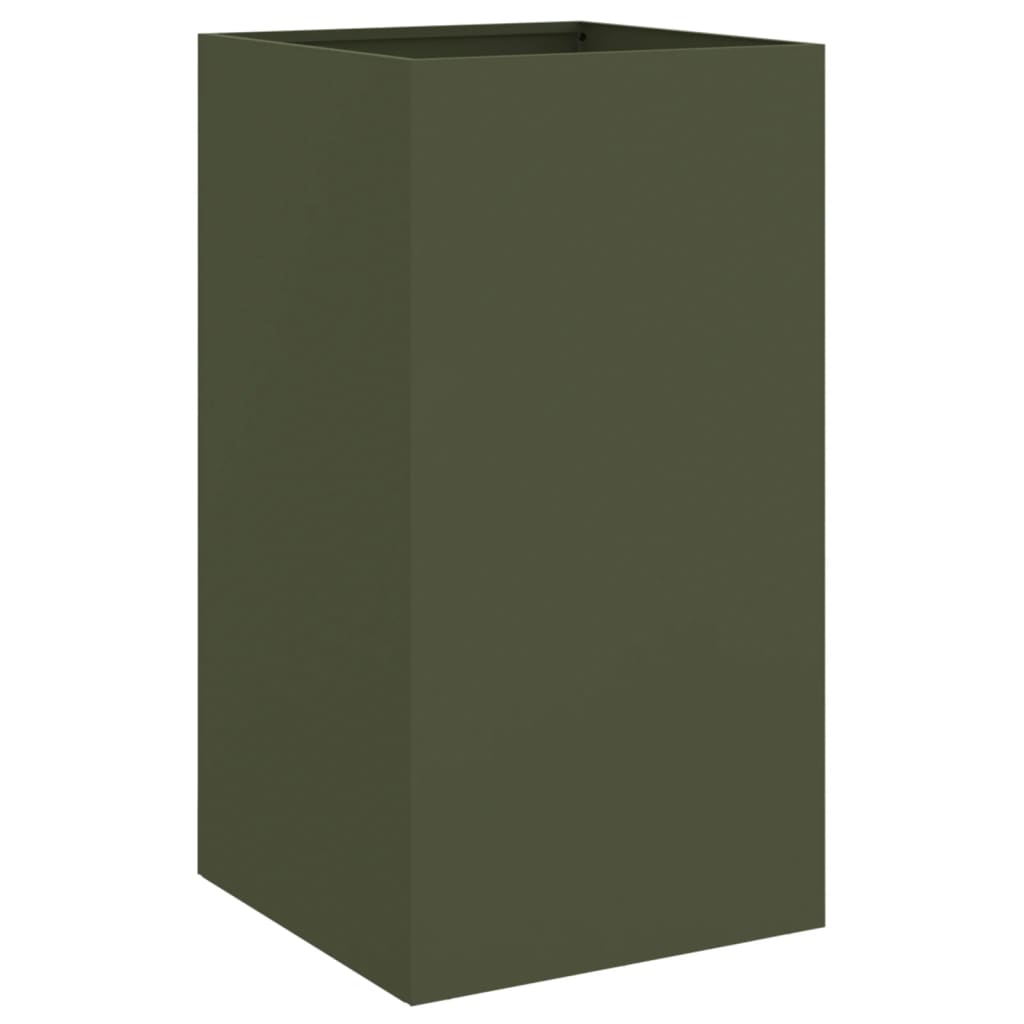 Fioriera Verde Oliva 42x38x75 cm in Acciaio 841580