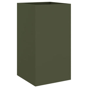 Fioriera Verde Oliva 42x38x75 cm in Acciaio 841580