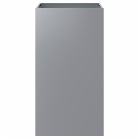 Vassoio per fioriera aiuola rialzata piante fiori terrazza giardino argento 42 x 38 x 75 cm acciaio zincato Argento 02_0038066