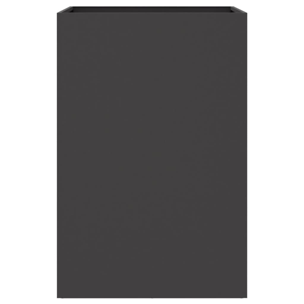 Fioriera Nera 52x48x75 cm in Acciaio 841583