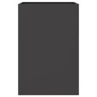 Fioriera Nera 52x48x75 cm in Acciaio 841583