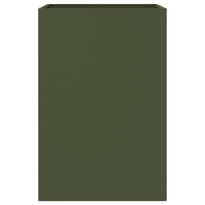 Fioriera Verde Oliva 52x48x75 cm in Acciaio Laminato a Freddo 841586