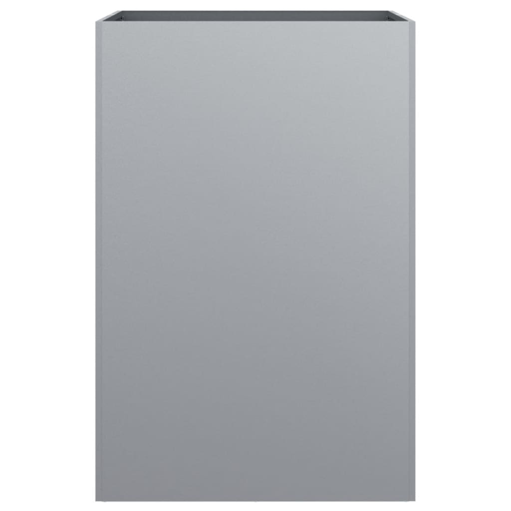 Vassoio per fioriera aiuola rialzata piante fiori terrazza giardino argento 52 x 48 x 75 cm acciaio zincato argento 02_0038072