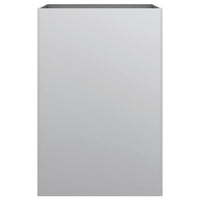 Fioriera-Vaso-Contenitore per Piante Argento 52x48x75 cm in Acciaio Zincato