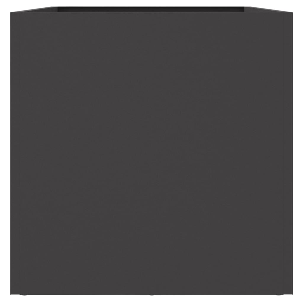 Fioriera Nera 52x48x75 cm in Acciaio 841589