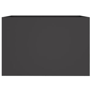 Fioriera Nera 62x30x29 cm in Acciaio 841595