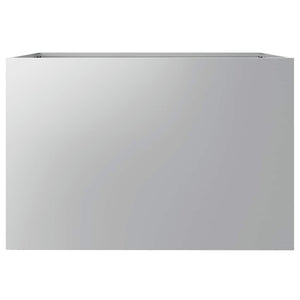 Fioriera Argento 62x40x39 cm in Acciaio Zincato 841600