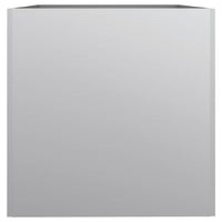 Fioriera Argento 62x40x39 cm in Acciaio Zincato 841600