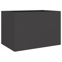 Fioriera Nera 62x47x46 cm in Acciaio Laminato a Freddocod mxl 112200
