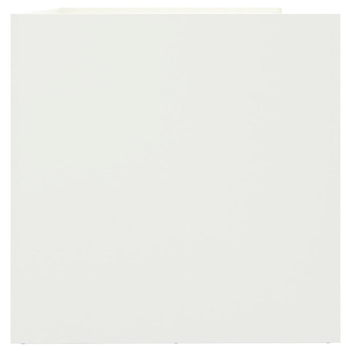 Fioriera Bianca 62x47x46 cm in Acciaio 841602