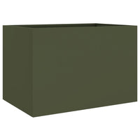 Fioriera Verde Oliva 62x47x46 cm in Acciaio 841604