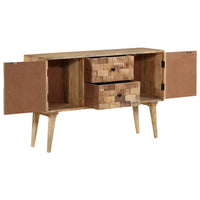 Credenza-Buffet-Armadio da cucina 110x30x70 cm in Legno Massello di Mango