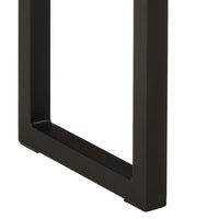 Tavolo Consolle Bordi Vivi 105x33x76 cm Legno Massello di Mango