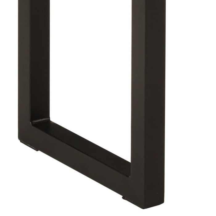 Tavolo Consolle Bordi Vivi 105x33x76 cm Legno Massello di Mango