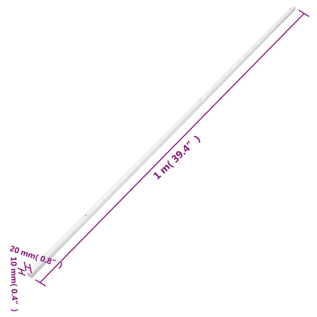 Canalina per Cavi 20x10 mm 10 m in PVC 155911