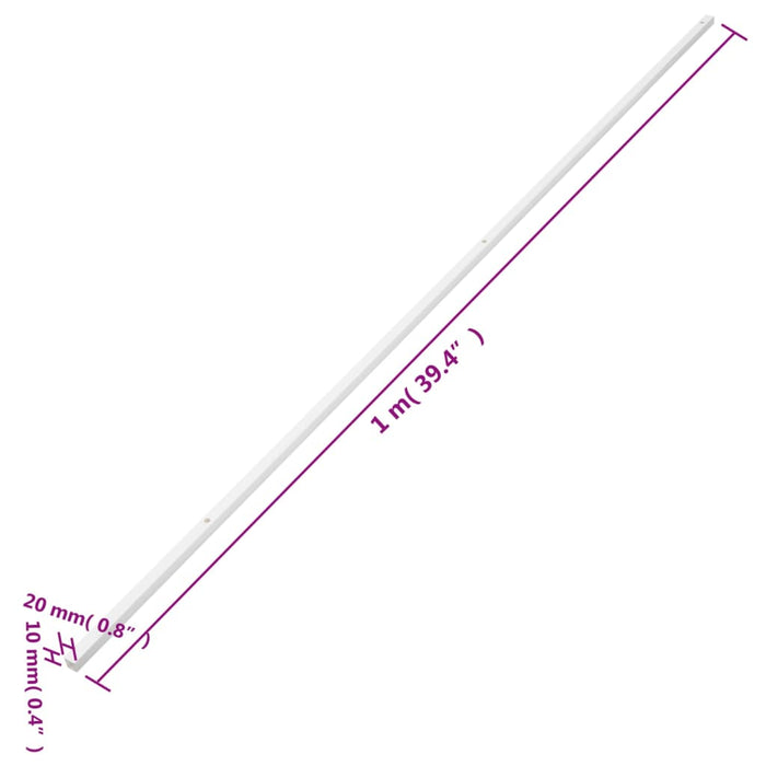 Canalina per Cavi 20x10 mm 10 m in PVC 155911