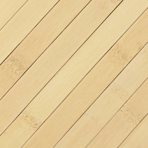 vidaXL Tappeto Rettangolare Naturale Chiaro 60x100 cm in Bambù