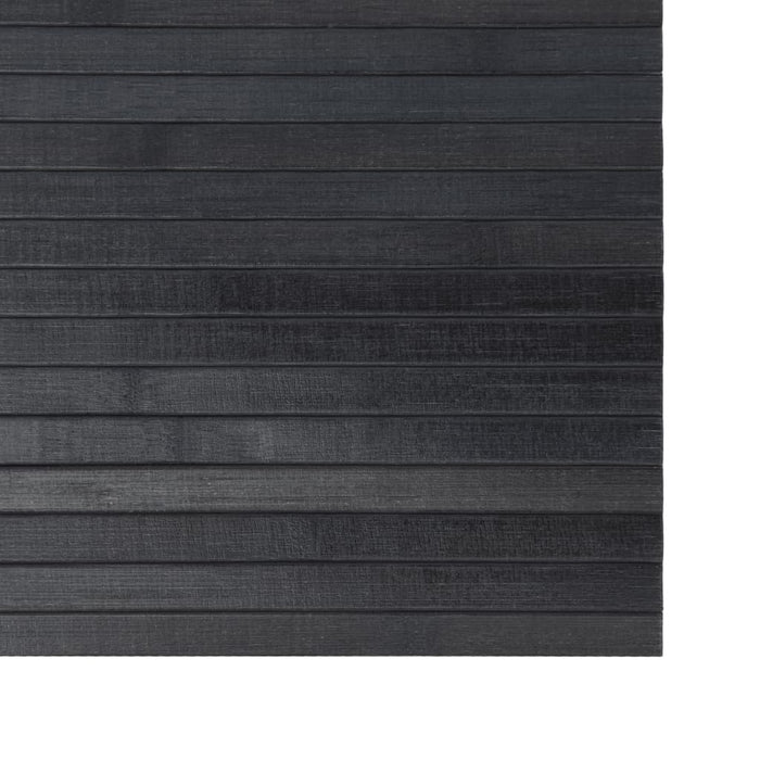 vidaXL Tappeto Rettangolare Grigio 60x100 cm in Bambù