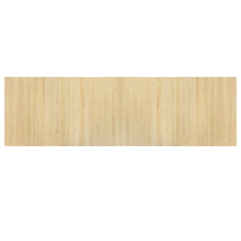 vidaXL Tappeto Rettangolare Naturale Chiaro 60x200 cm in Bambù