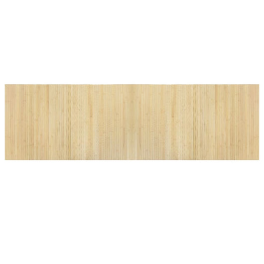 vidaXL Tappeto Rettangolare Naturale Chiaro 60x200 cm in Bambù