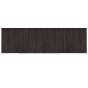 vidaXL Tappeto Rettangolare Marrone Scuro 60x200 cm in Bambù