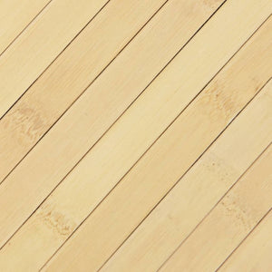 Tappeto Rettangolare Natura Chiaro 60x300 cm in Bambù 376723