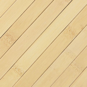 Tappeto Rettangolare Natura Chiaro 70x100 cm in Bambù