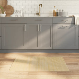 Tappeto Rettangolare Natura Chiaro 70x100 cm in Bambù 376741