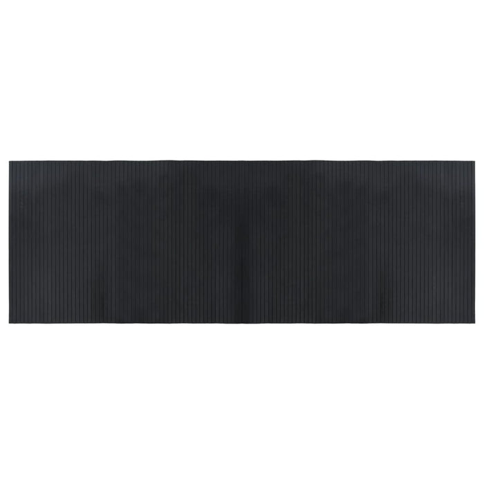 vidaXL Tappeto Rettangolare Nero 70x200 cm in Bambù