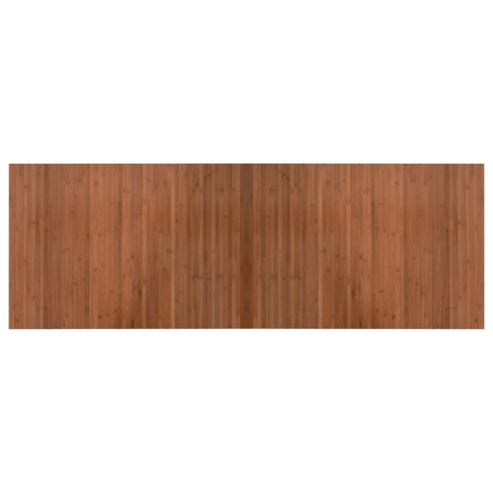 Tappeto Rettangolare Marrone 70x200 cm in Bambù 376746