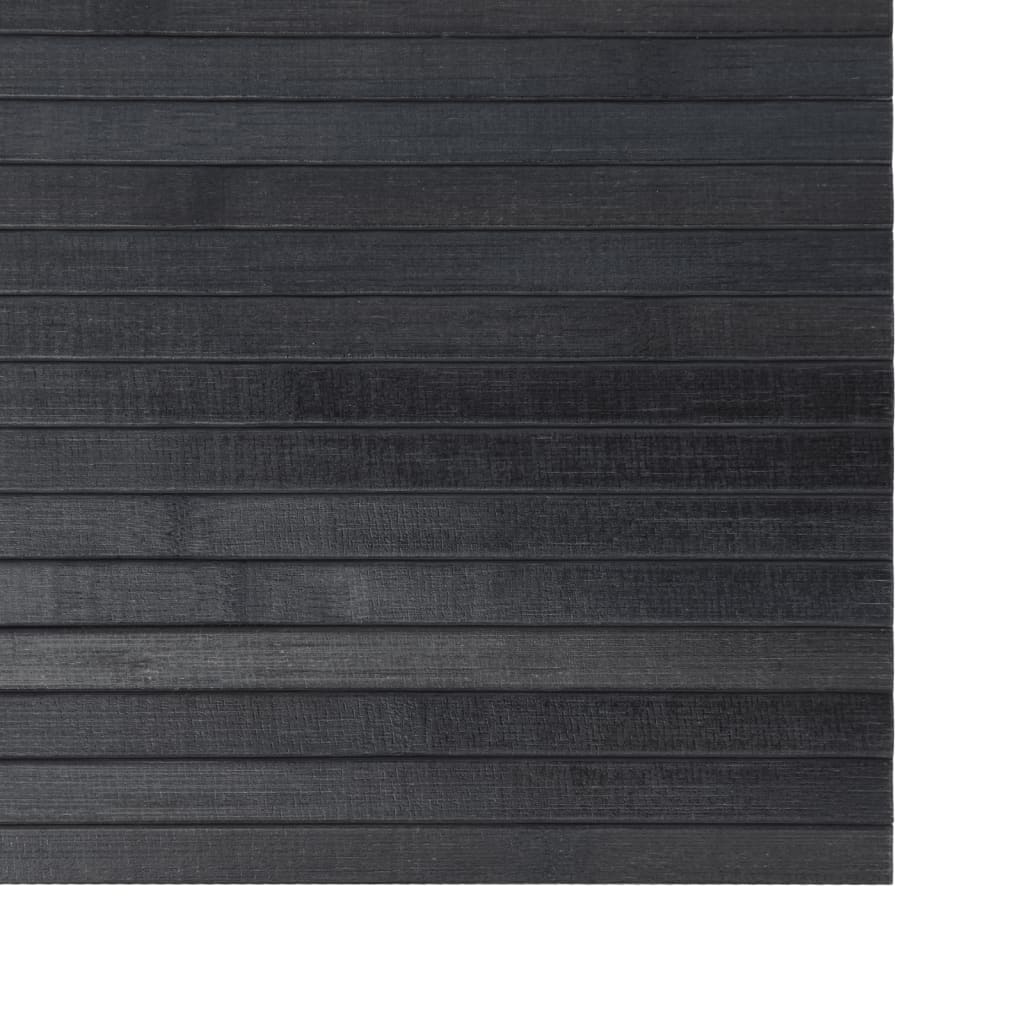 vidaXL Tappeto Rettangolare Grigio 70x400 cm in Bambù