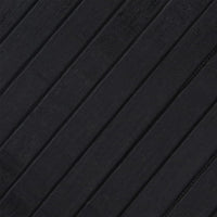 Tappeto Rettangolare Nero 70x500 cm in Bambù 376762