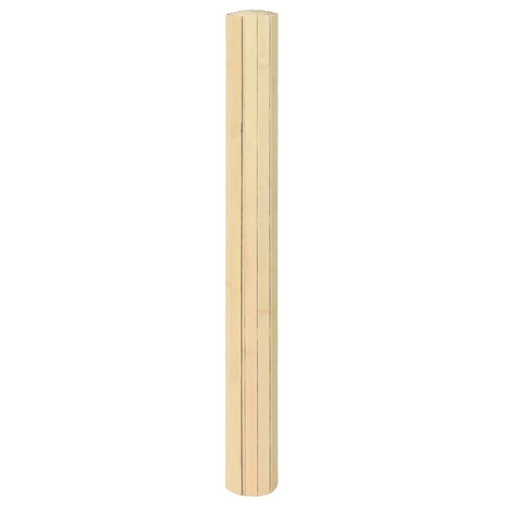 vidaXL Tappeto Rettangolare Natura Chiaro 70x500 cm in Bambù