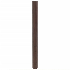 Tappeto Rettangolare Marrone Scuro 80x500 cm in Bambù 376797