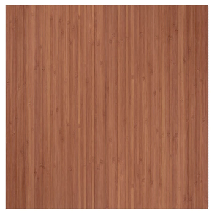 Tappeto Rettangolare Marrone 100x100 cm in Bambù 376800