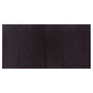 Tappeto Rettangolare Marrone Scuro 100x200 cm in Bambù