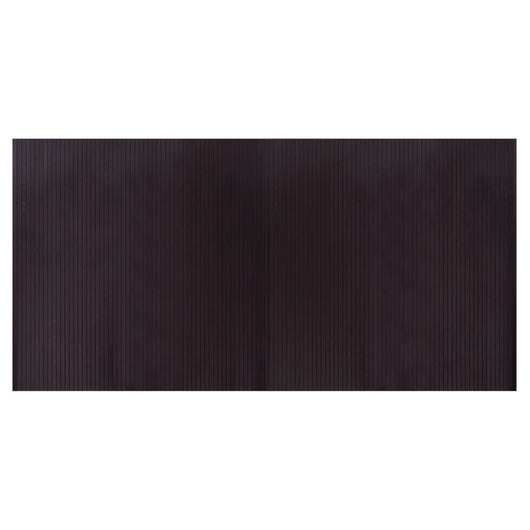 Tappeto Rettangolare Marrone Scuro 100x200 cm in Bambù