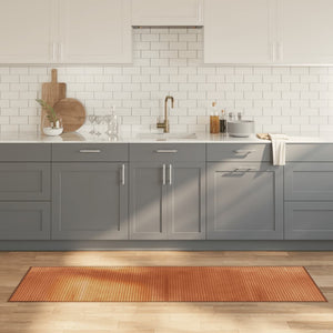 Tappeto Rettangolare Marrone 60x200 cm in Bambù 376836