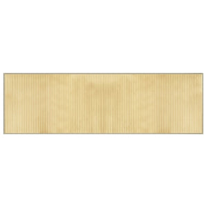 Tappeto Rettangolare Naturale Chiaro 60x200 cm in Bambù 376837
