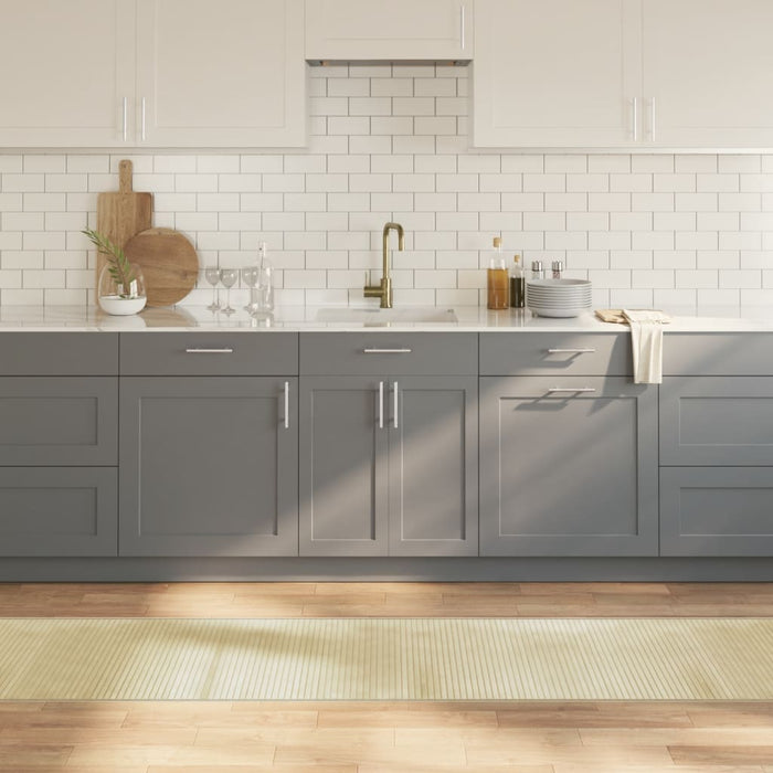 Tappeto Rettangolare Naturale Chiaro 60x1000 cm in Bambù 376861