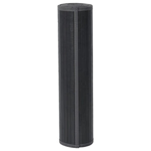 Tappeto Rettangolare Grigio 70x1000 cm in Bambù