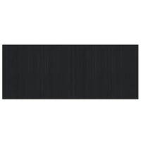 Tappeto Rettangolare Nero 80x200 cm in Bambù