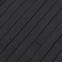 Tappeto Rettangolare Grigio 80x300 cm in Bambù