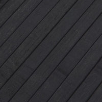 Tappeto Rettangolare Grigio 80x500 cm in Bambù 376928